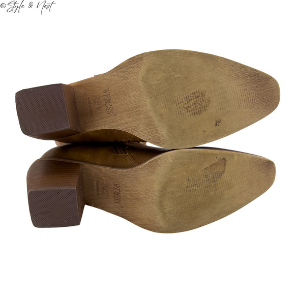 WETKISS Cowboy Boots Side Zipper Cowgirl Knee High Embroidered Knee High Size 10 - Picture 4 of 13